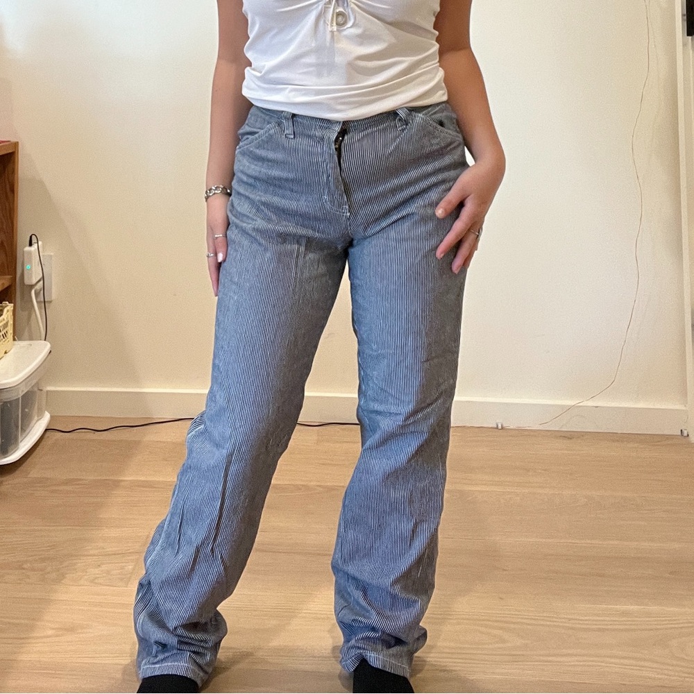 Urban outfitters x Dickies striped cargo pants
